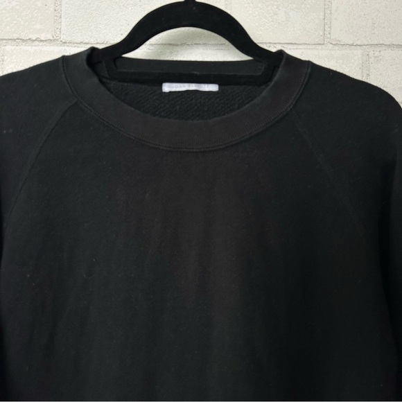 John Elliott Black Sweatshirt Crewneck Black comfort errands modest  Large - Picture 2 of 12